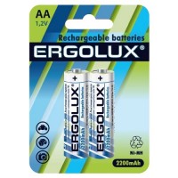 акк. Ergolux АА 2200 mAh Ni-Mh BL-2