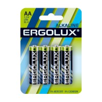 эл. пит. Ergolux LR6 Alkaline BL-4 (40)