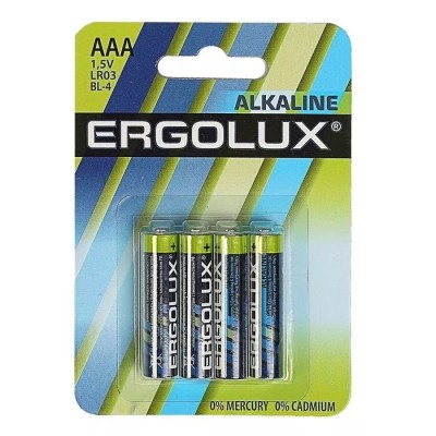эл. пит. Ergolux LR03 Alkaline BL-4