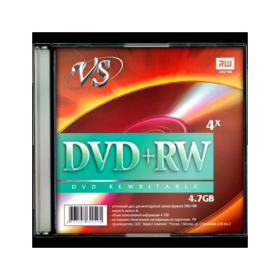 компактдиск VS DVD-RW 4,7 GB 4x, SL/5