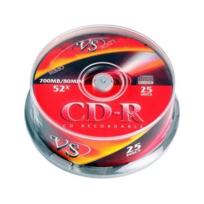 компактдиск VS CD-R 80 52x Cake box/25