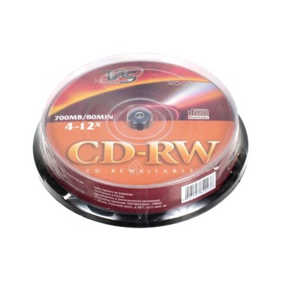 компактдиск VS CD-RW 80 (4-12x) (16-24х) Cake Box/10