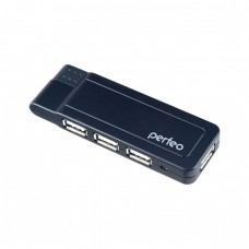 Хаб USB Perfeo 4 Port, (PF-VI-H021) черный