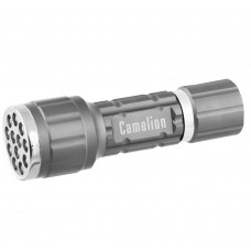 фонарь Camelion LED 5105-12 (12 LED, алюминий, металик, 1хАА)в комплекте) 1/6/48