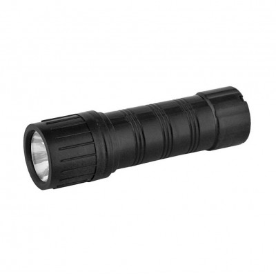 фонарь Ultraflash 7102-ТН (черный, 1LED, 1 реж., 2XR03, пласт)
