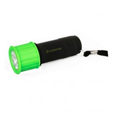 фонарь Ultraflash LED 15001-С (зеленый с черным, 9LED, 3XR03, пласт)