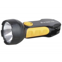 фонарь Ultraflash LED3817 (аккум 220В, черный/желтый, 1LED, 1W, SLA) 1/5