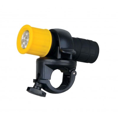 фонарь Ultraflash LED652 (Велосипедный, пластик, 9LED, 3-R03)