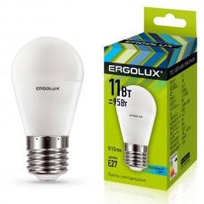 Ergolux LED-G45-11W-E27-4000K (11Вт, шар)