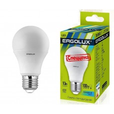 Ergolux LED-А60-13W-E27-3000K (13Вт=100Вт,172-265V,обычная)
