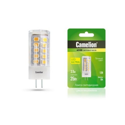 Camelion LED3.5-JC/830/G4 (3.5Вт 12В AC/DC)