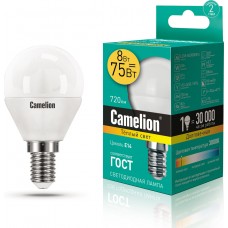 Camelion LED8-G45/830/E14 Basic (8Вт=75Вт)