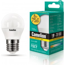 Camelion LED8-G45/830/E27 Basic (8Вт=75Вт)