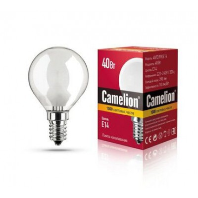 лампа MIC Camelion 40/D/FR/E14 (шарик, матовая)