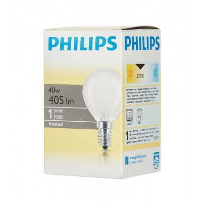 лампа Philips 40P45/FR/E14 (шар матовый)