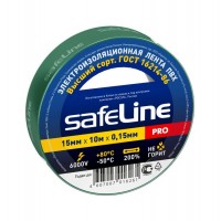 Изолента Safeline 15/10 зеленая