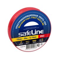 Изолента Safeline 15/20 красный