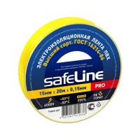 Изолента Safeline 15/20 желтый